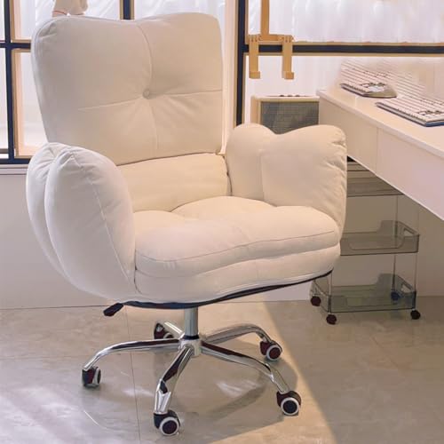 Lsoiup Executive-Home-Office-Stuhl mit hoher Rückenlehne, ergonomischer Lazy-Sofa-Gaming-Studierstuhl, bequemer Schreibtischstuhl für das Wohnzimmer von Lsoiup