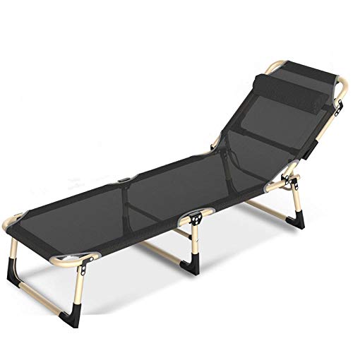 Lsoiup Extra großer, klappbarer Sonnenliege-Relaxsessel für den Garten, verstellbare Tragkraft bis zu 150 kg von Lsoiup