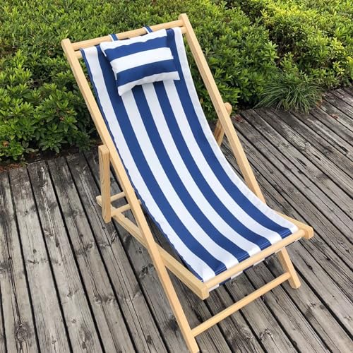 Lsoiup Faltbarer Loungesessel aus massivem Oxford-Stoff, tragbarer Camping-Strandstuhl, für Camping-Wander-Strandpicknicks von Lsoiup