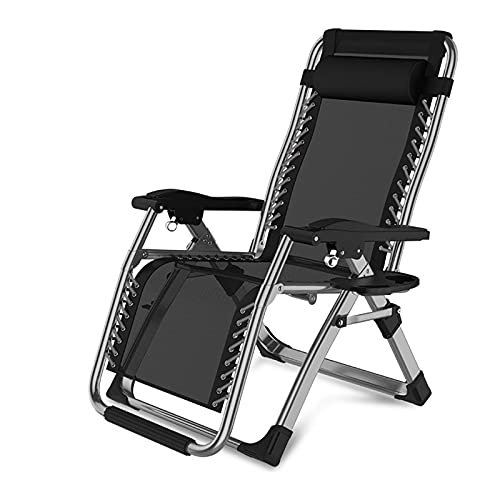 Lsoiup Klappbare Strand-Sonnenliege aus Rattangeflecht, robuster Outdoor-Stuhl, für Strandterrasse, Garten, Camping, Tragkraft 200 kg von Lsoiup