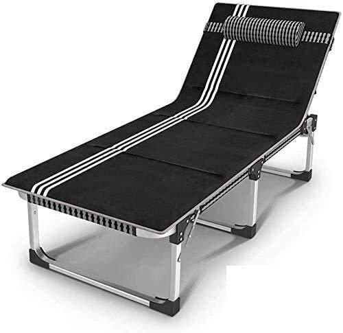 Lsoiup Klappbarer Liegestuhl für die Terrasse, Loungesessel für den Garten, Tragkraft 200 kg, Sonnenliege für Campingpool Lsoiup Klappbarer Liegestuhl für die Terrasse, Loungesessel für den Garten, Tragkraft 200 kg, Sonnenliege für Campingpool von Lsoiup