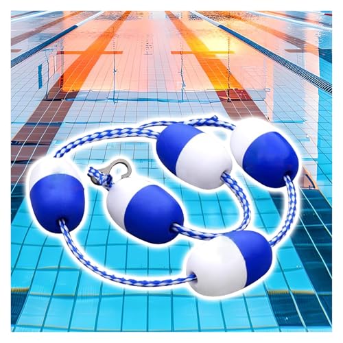 Lsoiup Pool-Trennlinie, Sicherheitsseil für Einbaupools mit Schwimmern – für den privaten und gewerblichen Gebrauch, perfekt für öffentliche Schwimmbäder, effektive Sicherheitsbarriere Lsoiup Pool-Trennlinie, Sicherheitsseil für Einbaupools mit Schwimmern – für den privaten und gewerblichen Gebrauch, perfekt für öffentliche Schwimmbäder, effektive Sicherheitsbarriere von Lsoiup