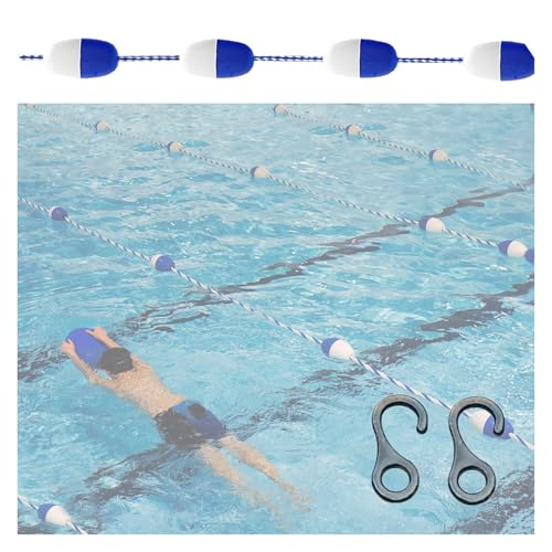Lsoiup Sicherheitsmarkierungsleine für Schwimmbäder, Pool-Trennseil mit schwimmenden Bojen für den gewerblichen Inground-Wettbewerb Lsoiup Sicherheitsmarkierungsleine für Schwimmbäder, Pool-Trennseil mit schwimmenden Bojen für den gewerblichen Inground-Wettbewerb von Lsoiup