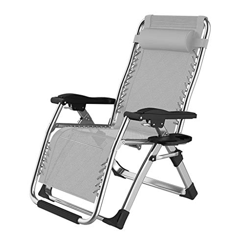 Lsoiup Verstellbarer Barhocker, Faltbare Sonnenliegestühle mit Getränkehalter und Kissen, für Strandterrasse, Garten, Camping im Freien von Lsoiup