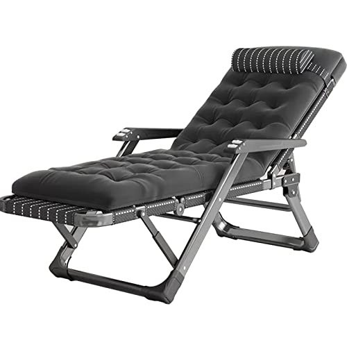 Lsoiup Zero Gravity Klappliegestühle für Erwachsene, Extra breiter Gartenliegestuhl mit Fußhocker, Max. 160kg von Lsoiup