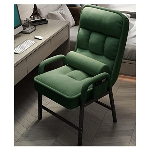 Moderner Relaxsessel aus Stoff mit Stahlrahmen, seitlichen Aufbewahrungstaschen, einfache Montage, Wohnzimmer-Akzent-Lazy-Sessel zum Lesen und Entspannen von Lsoiup