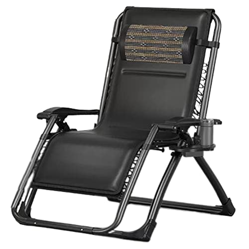 Verstellbarer Zero Gravity Lounge Chair, gepolsterter Terrassen-Liegestuhl mit Kopfstütze, für den Innen- und Außenbereich von Lsoiup