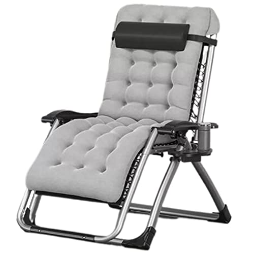 Verstellbarer Zero Gravity Lounge Chair, gepolsterter Terrassen-Liegestuhl mit Kopfstütze, für den Innen- und Außenbereich Verstellbarer Zero Gravity Lounge Chair, gepolsterter Terrassen-Liegestuhl mit Kopfstütze, für den Innen- und Außenbereich von Lsoiup