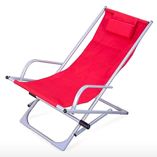 Verstellbarer ergonomischer Terrassen-Liegestuhl mit abnehmbarem Kissen, Zero Gravity Lounge Chair für drinnen und draußen von Lsoiup