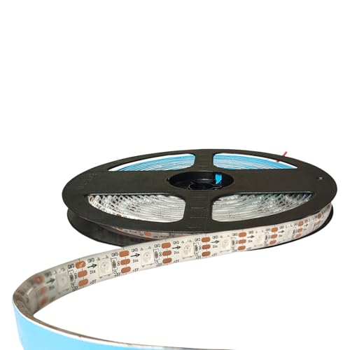 WS2812B LED Streifen,Individuell Adressierbar,kann programmiert und gesteuert werden,geeignet für Heimdekoration,schafft eine angenehme Atmosphäre. (IP20 Weiß, 16.4 Fuß/5M 300 LED) von Lsunny