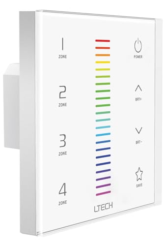Multi-Zone System - Rgb Led Touch Panel Dimmer - Dmx/Rf - 4 Zones Multi-Zone System - Rgb Led Touch Panel Dimmer - Dmx/Rf - 4 Zones von Ltech