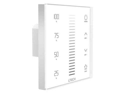 Multi-Zone System - Single Channel Led Touch Panel Dimmer - Dmx/Rf Multi-Zone System - Single Channel Led Touch Panel Dimmer - Dmx/Rf von Ltech