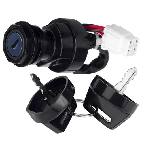 Elektrische Zündschlüsselschaltertürschlossstopfen kompatibel mit YFZ450 YFZ450V Limited Special Bill Ballance Edition YFZ 450 V Motorrad(1 Set) von Ltqkuxc