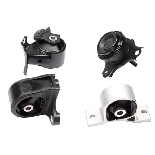 Motor Getriebehalterung Für Civic 1.7L 2001-2005 4Pcs Motor Motor Mount Halterungen Motoren Komponenten Motor Teile 8973 EM-8973 von Ltusgt