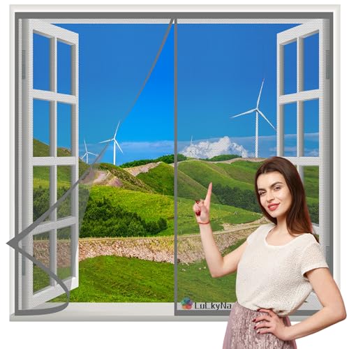 Magnet Fliegengitter Balkontür 160x135cm Grau Magnetvorhang Fliegennetz Moskitonetz für Kellertür Wohnzimmer Terrassentür ohne Bohren Magnet Fliegengitter Balkontür 160x135cm Grau Magnetvorhang Fliegennetz Moskitonetz für Kellertür Wohnzimmer Terrassentür ohne Bohren von LuCkyNa