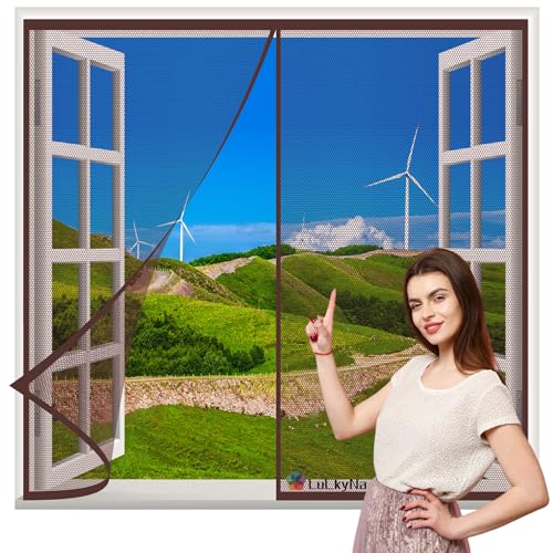 Magnet Fliegengitter Fenster Insektenschutz Braun 75x115cm Fliegengitter Fenster Mückengitter Magnetische Adsorption Faltbar Klebemontage Ohne Bohren für Fenster und Türen Magnet Fliegengitter Fenster Insektenschutz Braun 75x115cm Fliegengitter Fenster Mückengitter Magnetische Adsorption Faltbar Klebemontage Ohne Bohren für Fenster und Türen von LuCkyNa