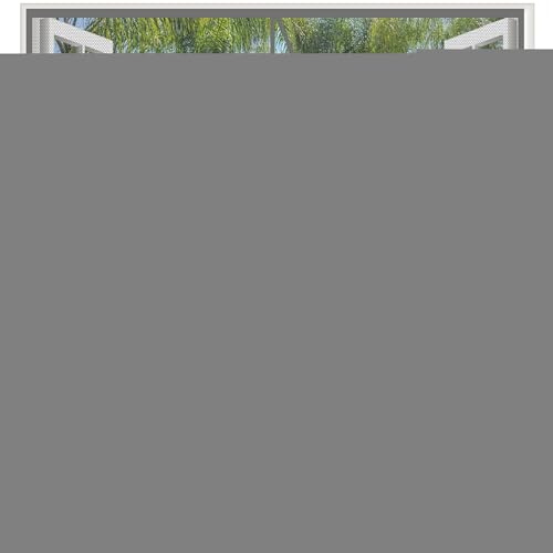 Magnet Fliegengitter Fenster Insektenschutz Grau 75x200cm Magnet Fliegenvorhang-Automatisch schließen Ohne Bohren für Fenster Türen von LuCkyNa