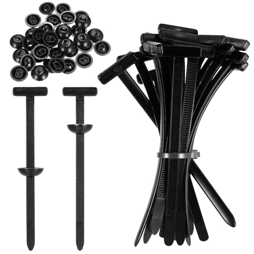 100PCS Nylon Universal Kabelbinder Schnalle, Kabelbinder für Auto, Selbstverriegelung Krawattenhalter, Stoßstange Retainer Clips,Cable Tie Zip Ties für Auto Reparaturen Innen Außen von LuLuxinxin