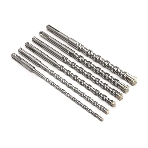 Bohrhammer-Rotationsbohrer, 6-16 mm x 210 mm, SDS-Plus Hartmetallspitze, 6 Stück Bohrhammer-Rotationsbohrer, 6-16 mm x 210 mm, SDS-Plus Hartmetallspitze, 6 Stück von LuMOUzhou