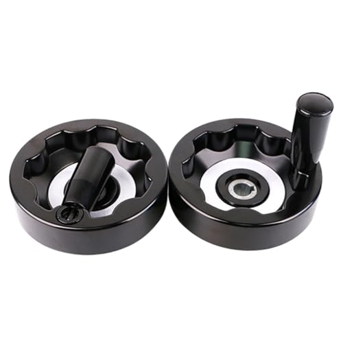 Drehmaschine mit Griff Handrad aus Bakelit, faltbar, Lochdurchmesser 8–25 mm, for Werkzeugmaschinen, Schwarz, mehrere Größen(160 * 16 * 5mm) von LuMOUzhou