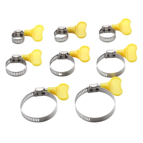 Einstellbare Edelstahlschlauchklemmen Schlauch- und Rohrschellen aus Edelstahl, 19 mm, 29 mm, 5er-Pack Einstellbare Edelstahlschlauchklemmen Schlauch- und Rohrschellen aus Edelstahl, 19 mm, 29 mm, 5er-Pack von LuMOUzhou