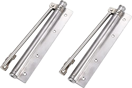 Einstellbare Türfeder Türschließung Automatischer Türschließer Edelstahl Multicolor 2er Pack(Onecolor) von LuMOUzhou