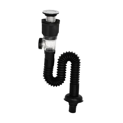 Entwässerungsschlauch Verlängerung Ablaufschlauchverlängerung for Spüle mit Siebfilter 80cm von LuMOUzhou