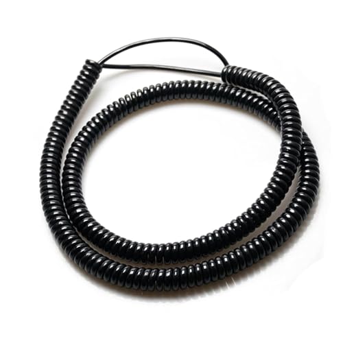 Federspiralkabel, dehnbar, 2-adrig, 3-adrig, einziehbar, 13–22 AWG, mehrere Größen (3-adrig, 22 AWG, Kabellänge 2,5 m) von LuMOUzhou