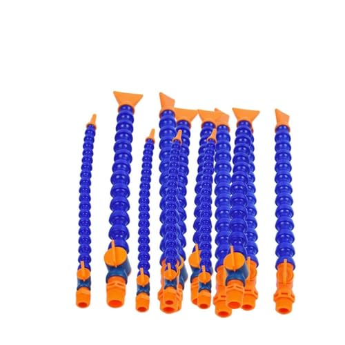 Gewinde Kühlschlauch BPS Außengewinde Kunststoff Kühlmittelschlauch 1/4 3/8 1/2 Zoll 300-600mm rund flach(Thread 12.5mm,Round 600mm) von LuMOUzhou