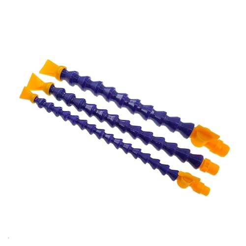 Gewinde Kühlschlauch Flexibler Kühlmittelschlauch aus Kunststoff, mehrere Größen, 3–6 Stück, for die Kühlung von CNC-Fräs-Drehmaschinen(1/4 Round 6Pc) von LuMOUzhou