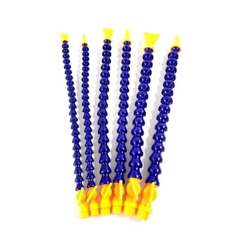Gewinde Kühlschlauch Kunststoff Kühlmittel Schlauch Runde Flache Düsen 1/4 "3/8" 1/2 "300mm 400mm for CNC Maschinen(Flat 600mm,3/8") von LuMOUzhou