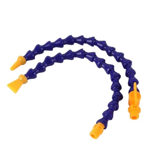 Gewinde Kühlschlauch Kunststoff-Kühlmittelrohre 1/4"-1/2" Gewinde DN8/DN10/DN15 30-80cm Blau(50cm,DN15 Flat w Switch) von LuMOUzhou
