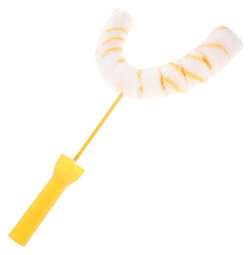 Kleine Trommelbürste, Farbrollen-Set mit ausziehbarem Griff, Ersatzrollen für verschiedene Oberflächen, verschiedene Größen (4 Räder, 44 x 26,5 x 5 cm) von LuMOUzhou