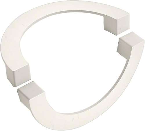 LuMOUzhou Ein halbes Jahr gezogen. Halbrunde Schrankgriffe aus Zinklegierung, 2er-Pack, mehrfarbig, mehrere Größen(White,Hole distance 96mm) von LuMOUzhou