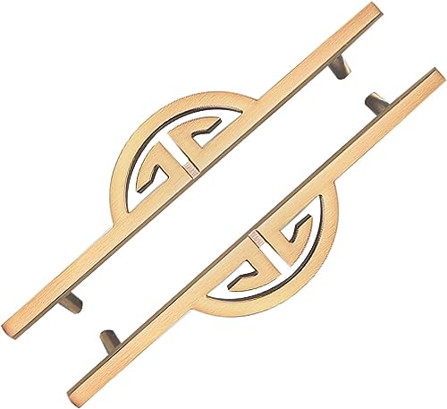 LuMOUzhou Ein halbes Jahr gezogen. Halbrunder Schranktürgriff aus Zinklegierung, 2er-Pack, mehrfarbig, mehrere Größen(Yellow Bronze,Hole pitch 160mm) von LuMOUzhou