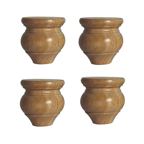 LuMOUzhou Ersatz von Holzmöbeln Beinen Ersatz-Möbelbeine aus Eiche for Verschiedene Möbel, 4er-Pack, 7,9–17,8 cm(3.1inch/8cm) von LuMOUzhou