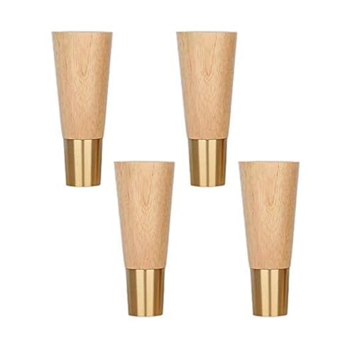 LuMOUzhou Ersatz von Holzmöbeln Beinen Rechtwinklige Eichenholz-Sofa- und Tischmöbelbeine Multicolor 10-18cm(Beige,6inch/15cm) von LuMOUzhou