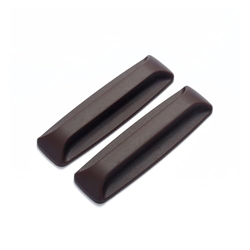 LuMOUzhou Versteckte eingebettete Türgriffe Selbstklebende Griffe, 2er-Pack, 3,94 x 1,18 x 0,59 Zoll, mehrfarbig(Brown2) von LuMOUzhou