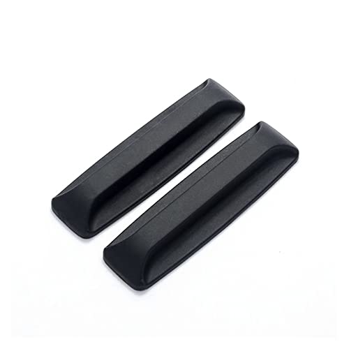 LuMOUzhou Versteckte eingebettete Türgriffe Selbstklebende Griffe, 2er-Pack, 3,94 x 1,18 x 0,59 Zoll, mehrfarbig(Noir) von LuMOUzhou