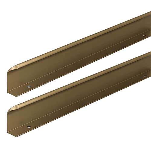 LuMOUzhou Versteckte eingebettete Türgriffe Unsichtbare Griffe for versenkte und Taschen, 2er-Pack for Schränke und Schubladen, mehrere Größen(Length 200mm) von LuMOUzhou