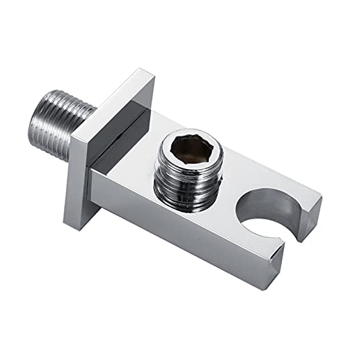 LuMOUzhou Wandgebundene Duschköpfe Duschkopf und Bidet-Sprüher-Wandhalterung, galvanisiertes Messing, schwarz oder silberfarben(Black) von LuMOUzhou