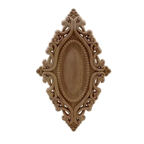 Massivholz geschnitzte Eckenpflaster Unlackiert Gummi Holz Geschnitzt Onlay Applique 25x15 cm for Möbel DIY Massivholz geschnitzte Eckenpflaster Unlackiert Gummi Holz Geschnitzt Onlay Applique 25x15 cm for Möbel DIY von LuMOUzhou