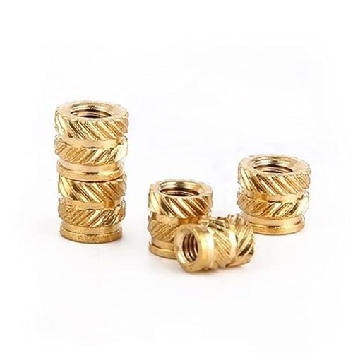 Messing Gewindeeinsatz rollenden Schraubendreher 30er-Pack Messing gerillt Gewinde Wärmeeinsatzmuttern für 3D-Druck M5x8.0x7.0 golden Messing Gewindeeinsatz rollenden Schraubendreher 30er-Pack Messing gerillt Gewinde Wärmeeinsatzmuttern für 3D-Druck M5x8.0x7.0 golden von LuMOUzhou