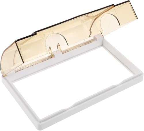 Schaltschutz Deckel Selbstklebende Spritzschutz-Steckdosenabdeckung, mehrfarbig, 19 x 11,5 x 4,3 cm, 2 Stück(Bruin) von LuMOUzhou