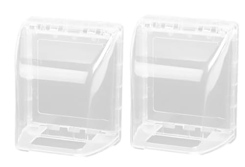 Schaltschutz Deckel Wetterfeste Wandschalter-Steckdosenabdeckung, weiß, 12 x 10 x 8,5 cm, 2 Stück Schaltschutz Deckel Wetterfeste Wandschalter-Steckdosenabdeckung, weiß, 12 x 10 x 8,5 cm, 2 Stück von LuMOUzhou