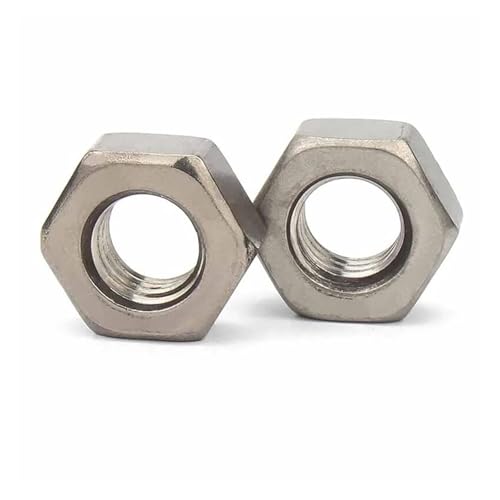 Sechseck-Mutter Vollmutter Edelstahl-Sechskantmuttern M1,6 bis M16, sortierte Packung(M14) von LuMOUzhou