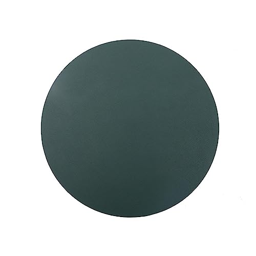 Tisch Tischkissen Isolierung Ölbeständige Leder Tischsets for Esstisch Packung Mit 2 Mehrfarbigen Mehreren Größen(Blackish Green) von LuMOUzhou