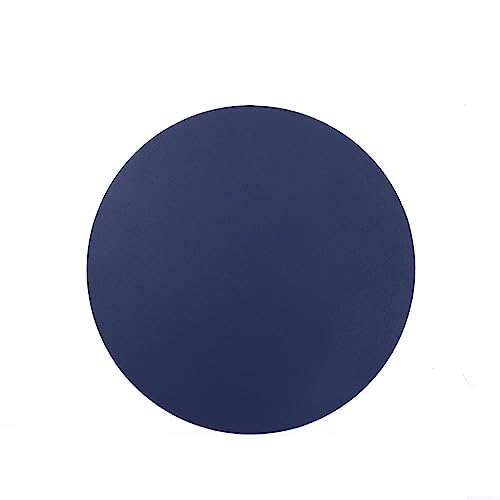 Tisch Tischkissen Isolierung Ölbeständige Leder Tischsets for Esstisch Packung Mit 2 Mehrfarbigen Mehreren Größen(Deep Blue) von LuMOUzhou
