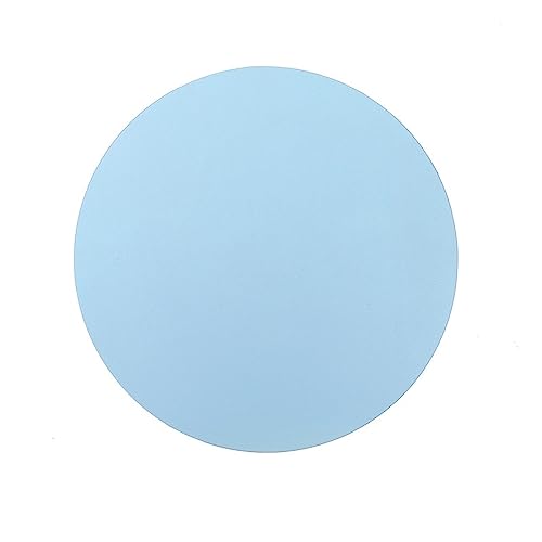Tisch Tischkissen Isolierung Ölbeständige Leder Tischsets for Esstisch Packung Mit 2 Mehrfarbigen Mehreren Größen(Sky Blue) von LuMOUzhou