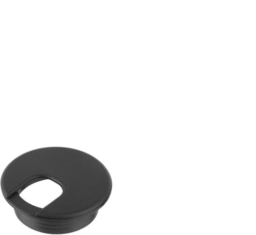 Tischkabelring, Löcherabdeckung ABS-Kabeldurchführung for Schreibtisch, 35–50 mm, Weiß/Schwarz(Black,35MM) von LuMOUzhou